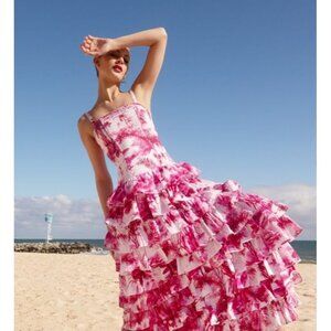 New Lola Australia Valentina Dress Lux Pink Size XXS 2XS Toile